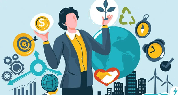 Sustainability and Corporate Social Responsibility in Enterprise Events - Illustration